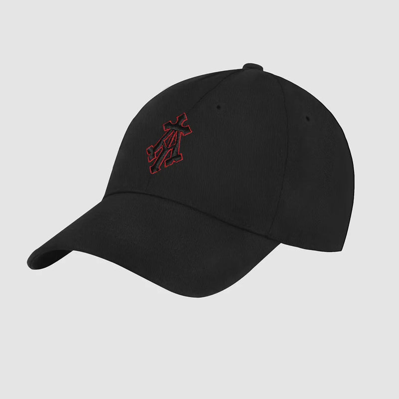 Alpha Cross Embroidered Cap (Black)