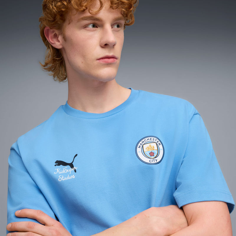 KidSuper Mcfc Graphic Tee (Blue)