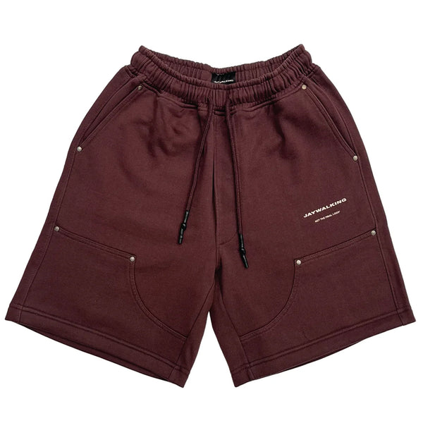 Carpenter Shorts (Burgundy)