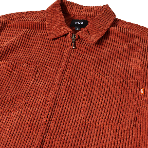 Cornelius Zip Shirt (Rust)