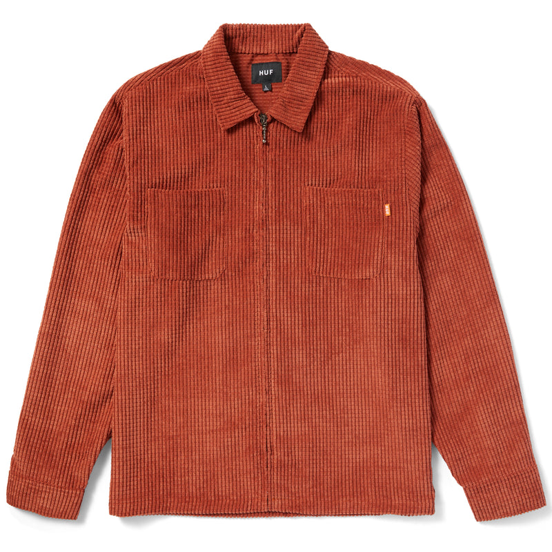 Cornelius Zip Shirt (Rust)