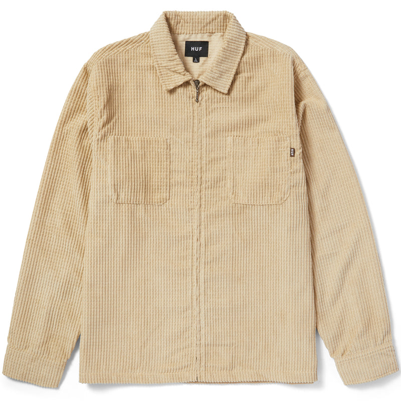 Cornelius Zip Shirt (Oatmeal)