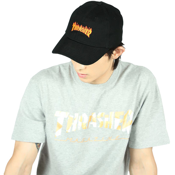 Thrasher Micro Flame Dad Hat (Black)