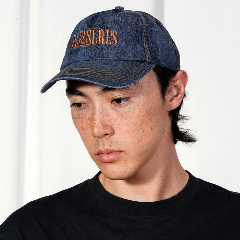 Zig Zag Denim Cap (Indigo) – Capsul