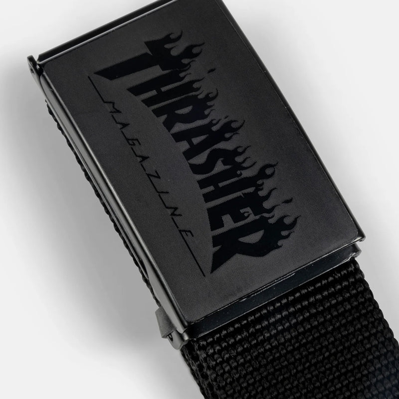 THRASHER MAG WEB BELT (Black)