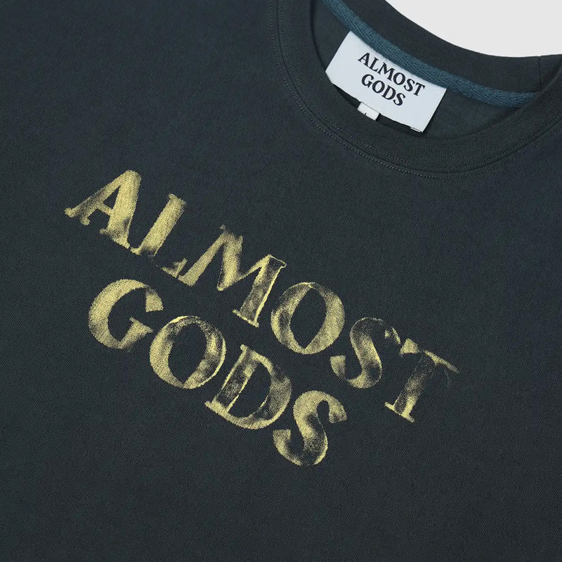 Logo Relaxed Tee (Off Navy)