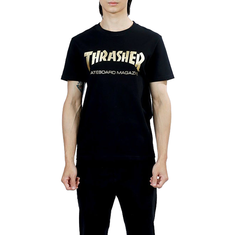 SKATE MAG FOIL S/S T-SHIRT (Black)