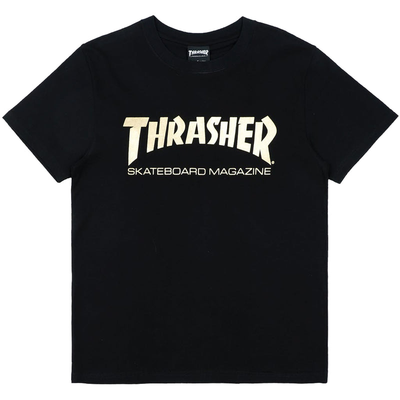 SKATE MAG FOIL S/S T-SHIRT (Black)