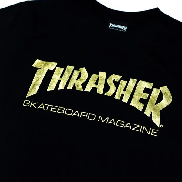 SKATE MAG FOIL S/S T-SHIRT (Black)