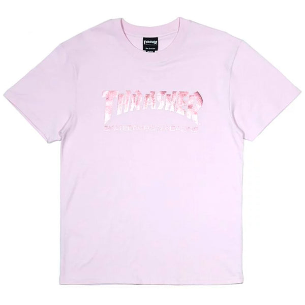 SKATE MAG FOIL S/S T-SHIRT (Pink)