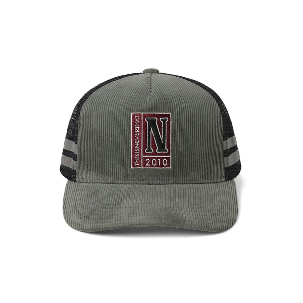 N-Pin Corduroy Mesh Trucker Cap