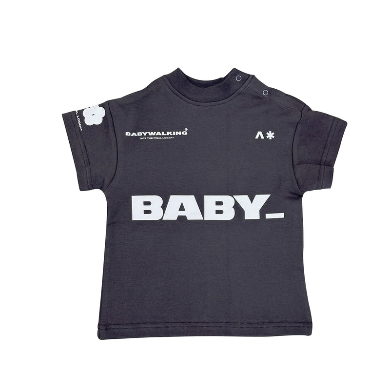 Babywalking Tee (Charcoal Black)