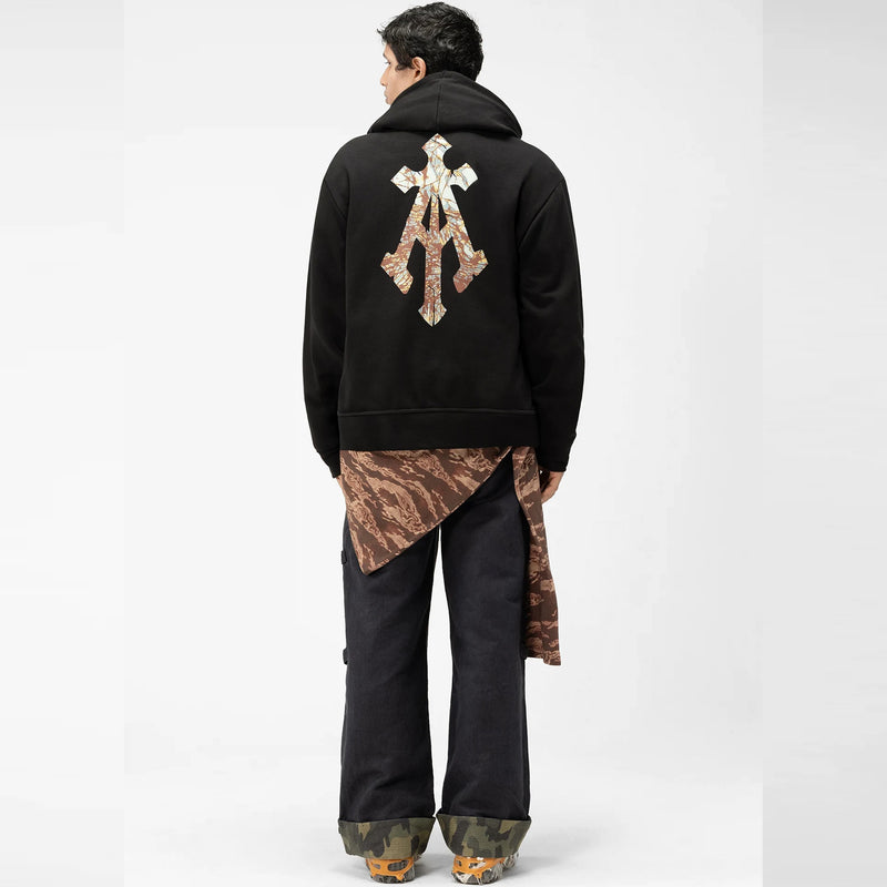 Shattered Alpha Cross Hoodie