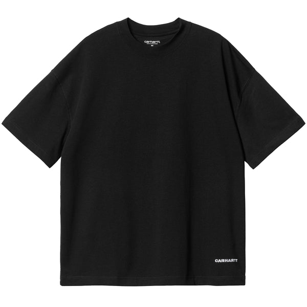 S/S Link Script TEE (BLACK/WHITE)