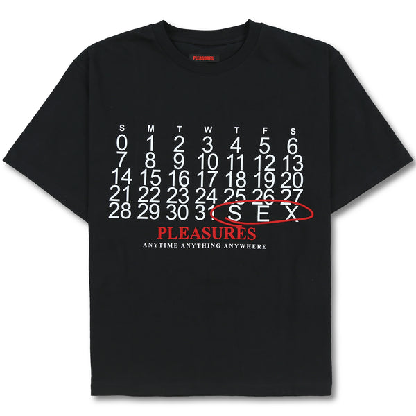 CALENDAR HEAVYWEIGHT TEE (BLACK)