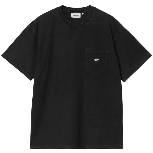 S/S Ingo Pocket Tee (Black Garment Dyed)