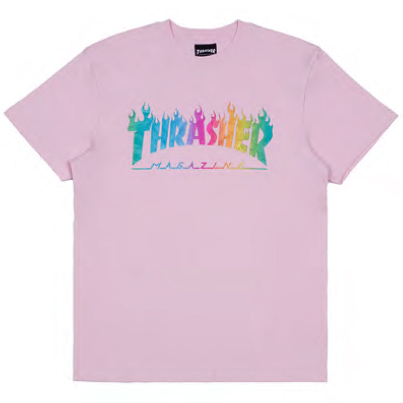 FLAME HOLOGRAM TEE (PINK)