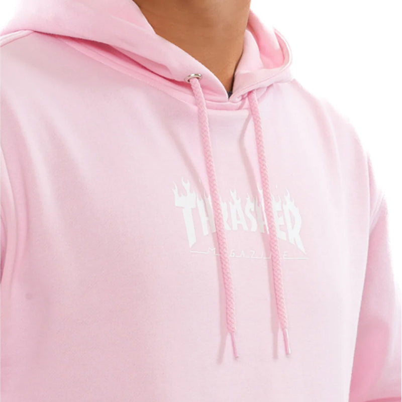 FLAMING HEART HOODIE (Pink)