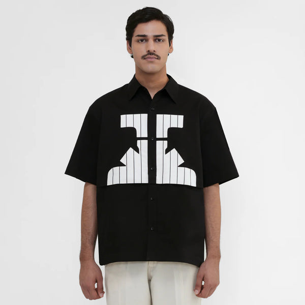 Hydrant Applique Shirt (Black)
