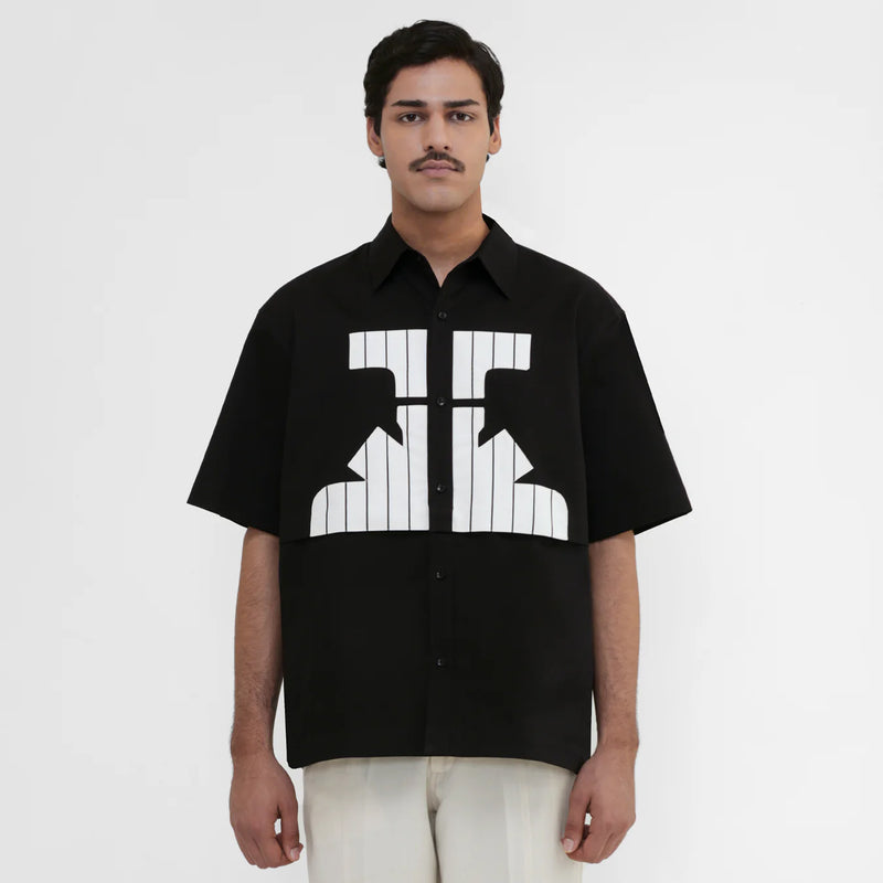 Hydrant Applique Shirt (Black)