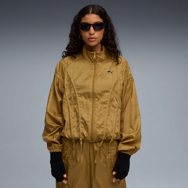 Dare to Oversized Woven Jacket (Honey Butter)