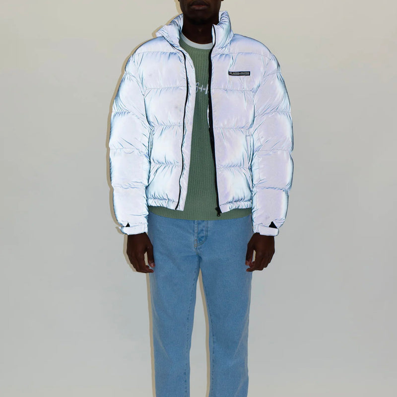 REFLECTIVE DOWN JACKET - SILVER 3M