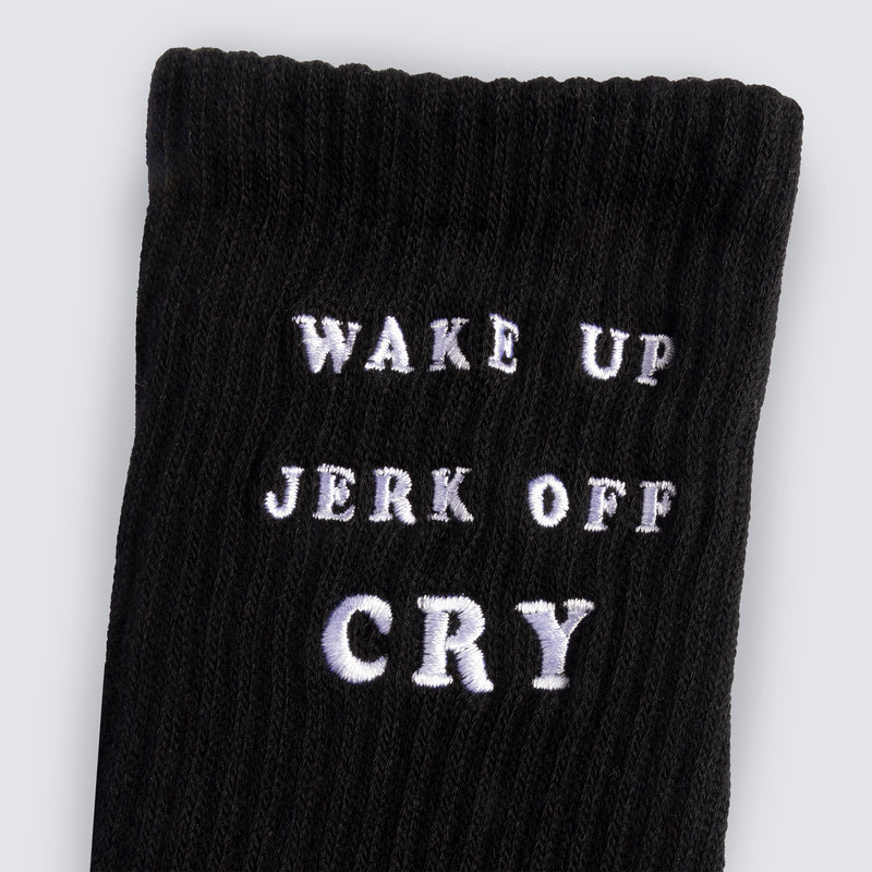 WAKE UP SOCKS (Black)