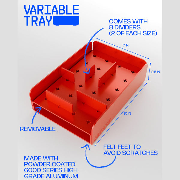 Variable Tray (Red)