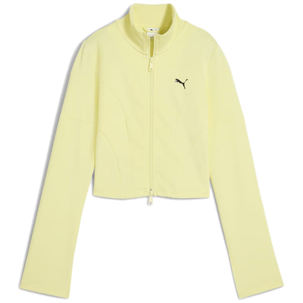 Dare to Slim Cropped Track Jacket (Gold Moon)