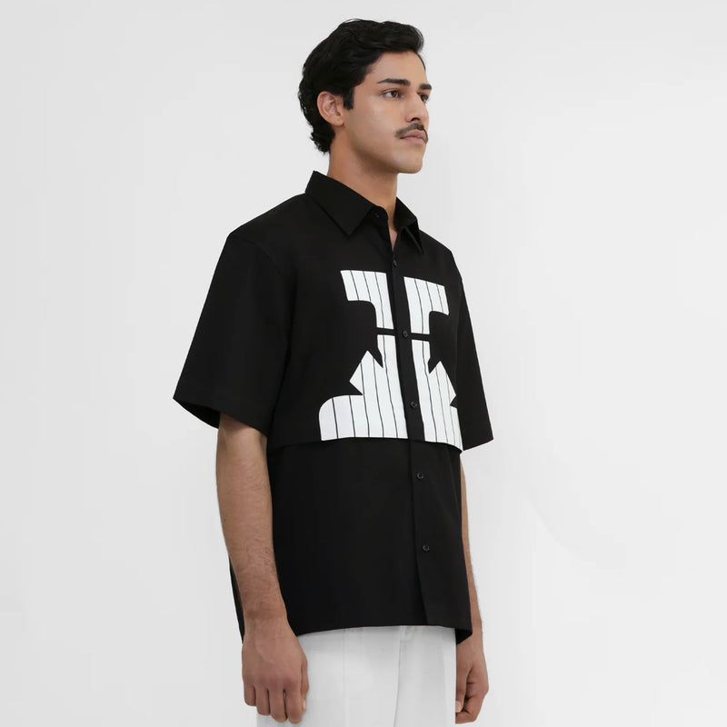 Hydrant Applique Shirt (Black)