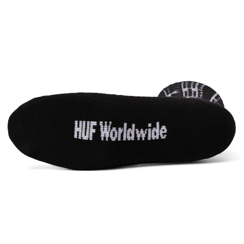 Fuck It Repeat Crew Sock (Black)