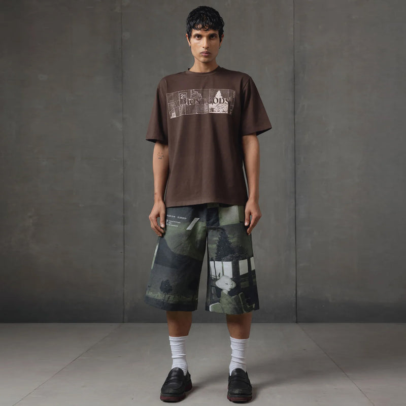 System Relaxed Tee (Brown)
