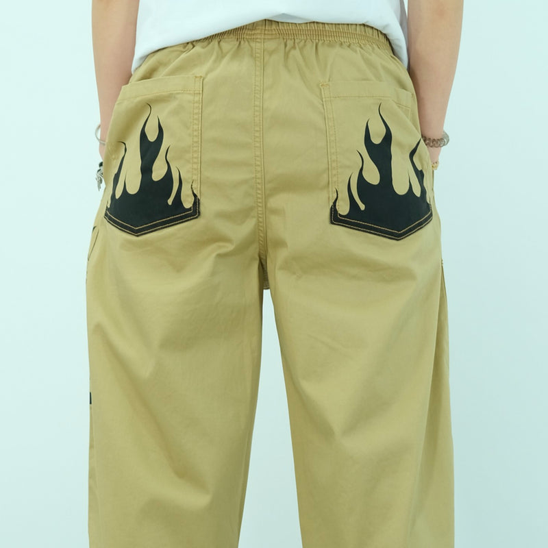 FLAME POCKET PANTS (KHAKI)