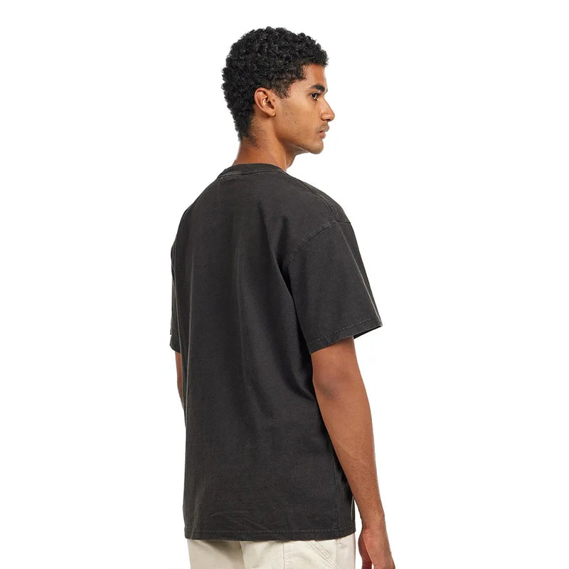 S/S Ingo Pocket Tee (Black Garment Dyed)