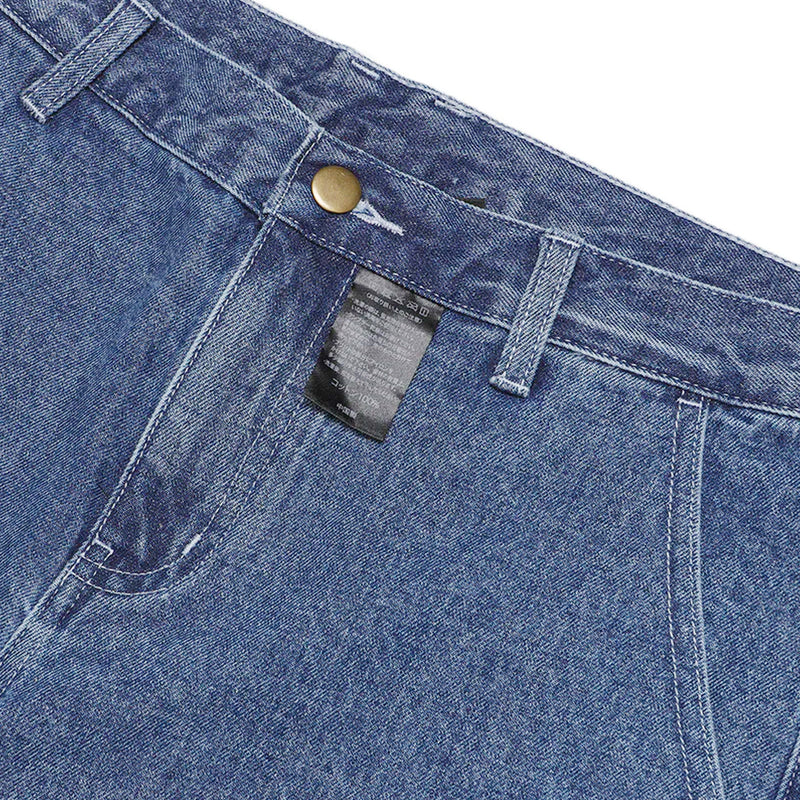 SKATEGOAT DENIM CARPENTER SHORTS (Blue)