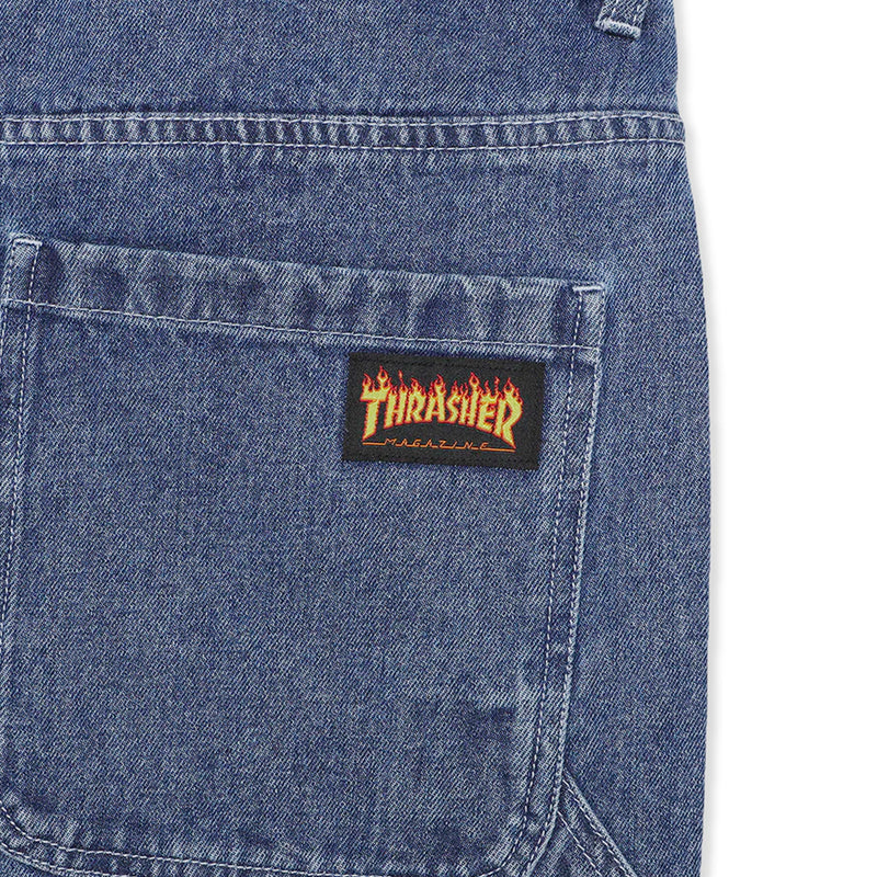 SKATEGOAT DENIM CARPENTER SHORTS (Blue)