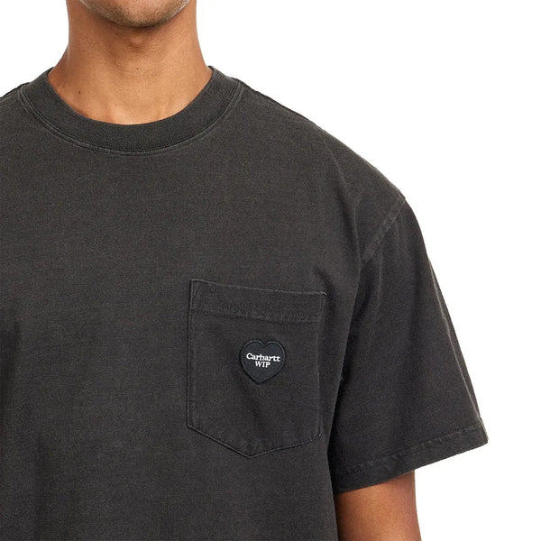 S/S Ingo Pocket Tee (Black Garment Dyed)