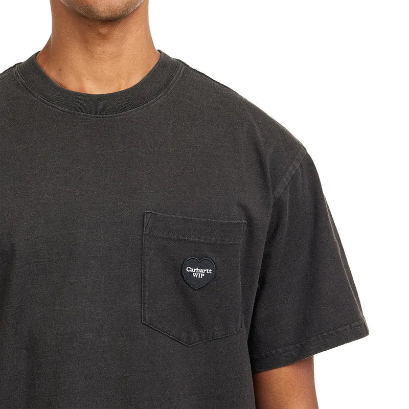 S/S Ingo Pocket Tee (Black Garment Dyed)