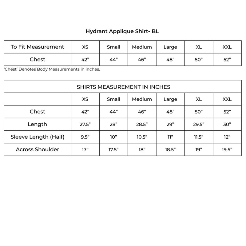 Hydrant Applique Shirt (Black)