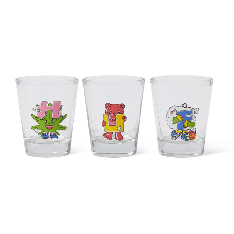 Huf Kawaii Buddies Shot Glass Set