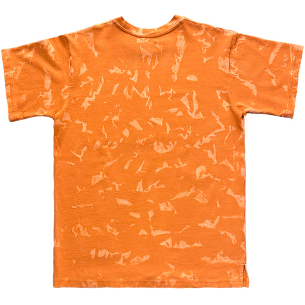Label Less Tshirt Marble Wash (Orange)