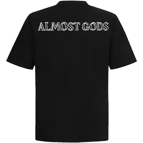 ALPHA CROSS CHAIN LINK TEE (BLACK)