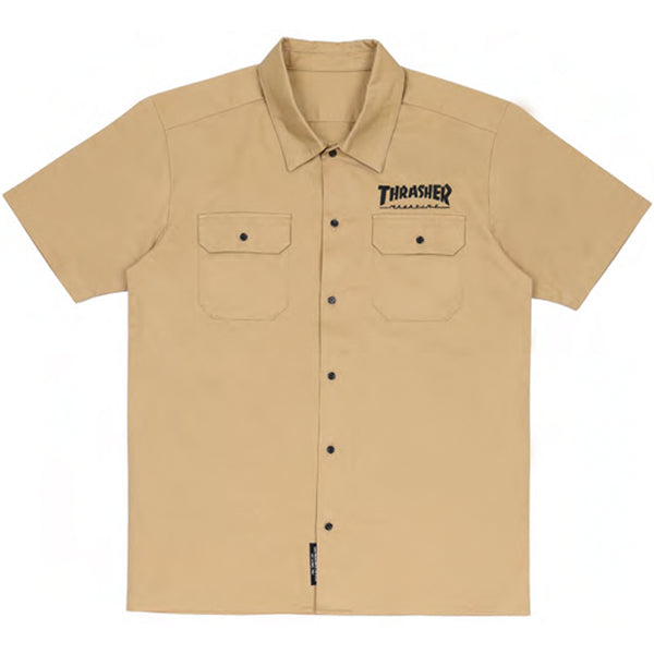 Beige clearance thrasher shirt
