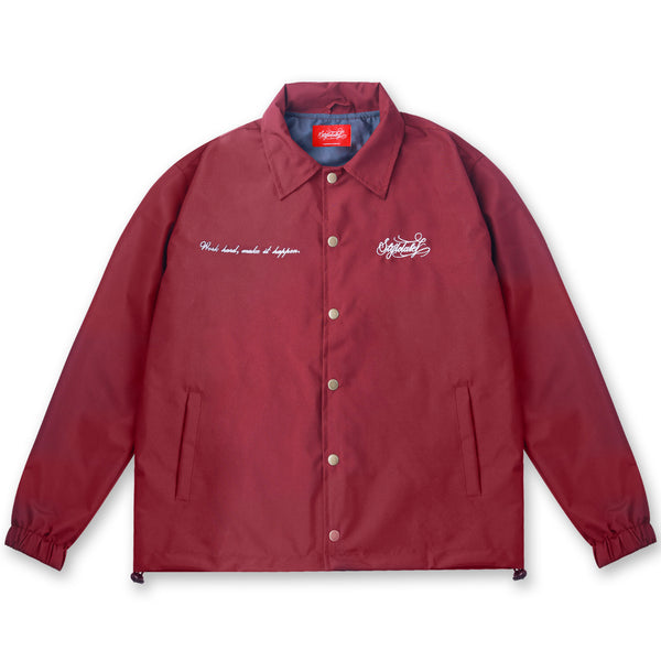 Coach Jacket (Maroon)