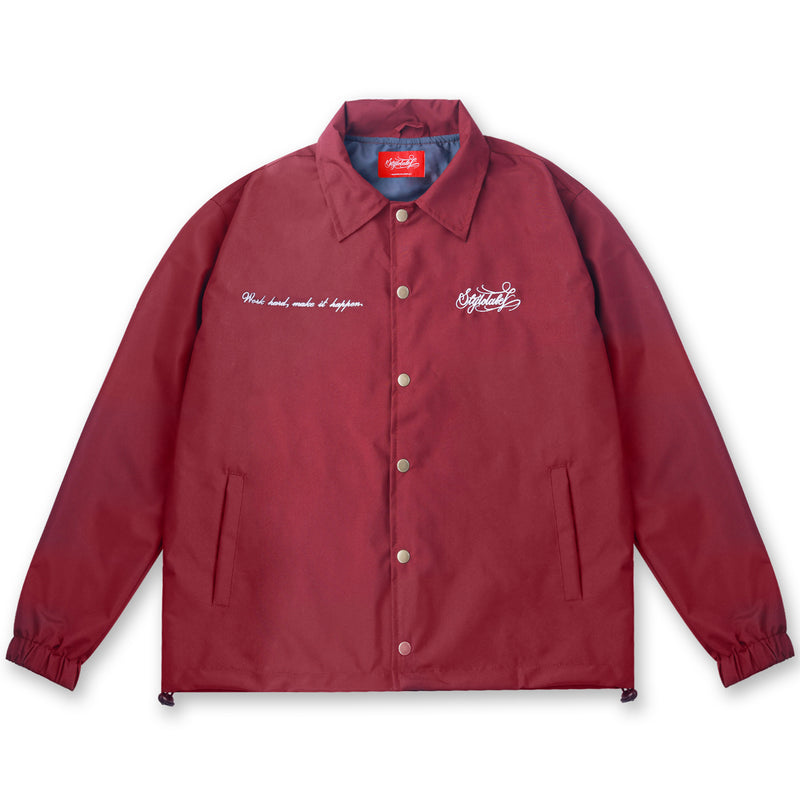 Coach Jacket (Maroon)
