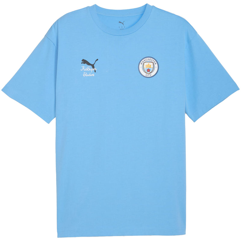 KidSuper Mcfc Graphic Tee (Blue)