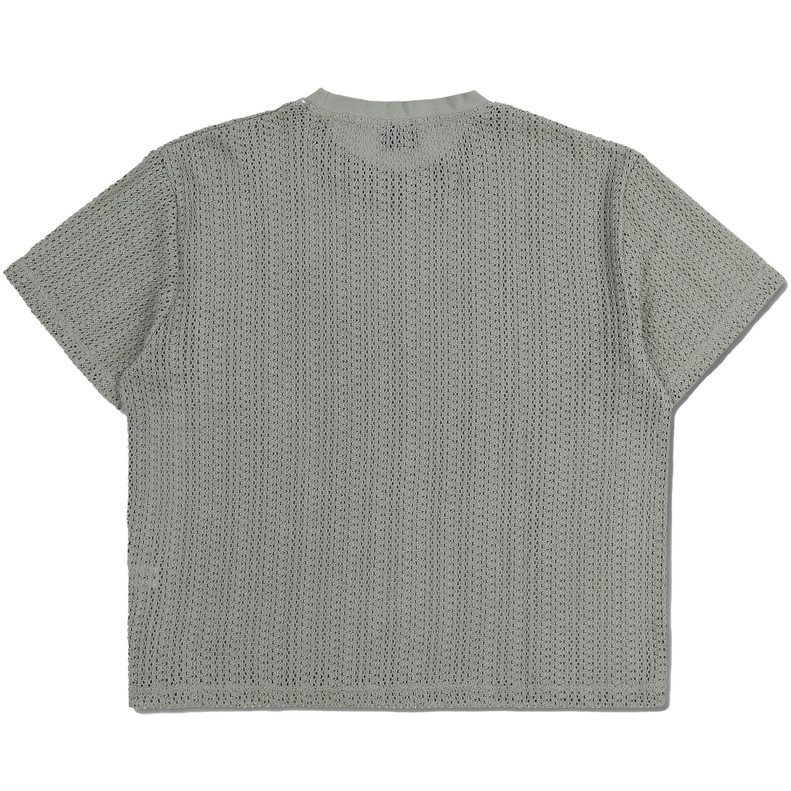 S.S. Crew Neck Shirt - Knit Mesh グレーM IMPACT MESH SHIRT (GREY) – Capsul