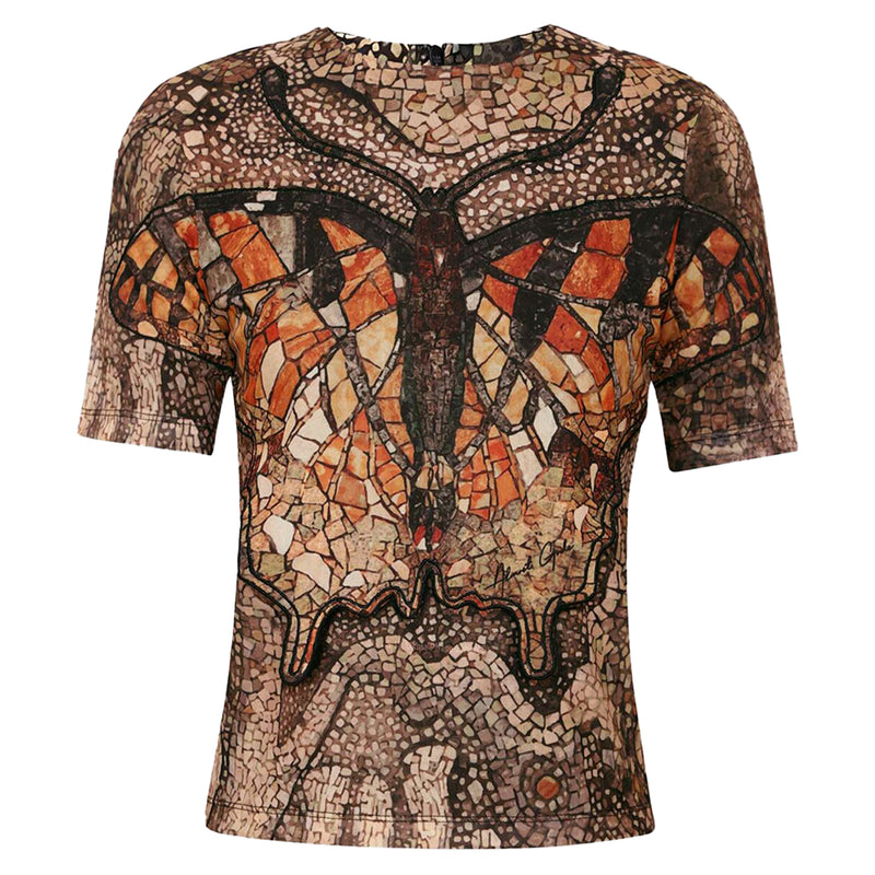 Mosaic Butterfly Top