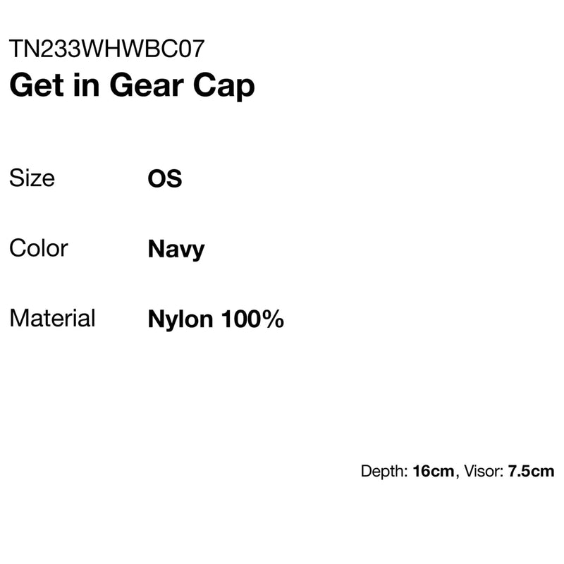 Get in Gear Cap (Navy)