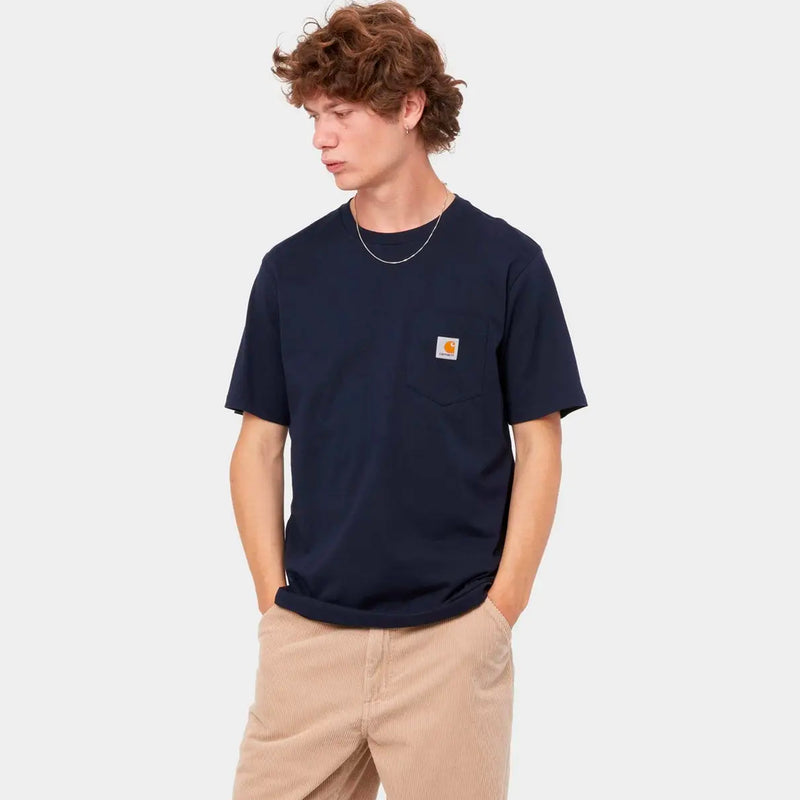 S/S Pocket Tee (Dark navy)